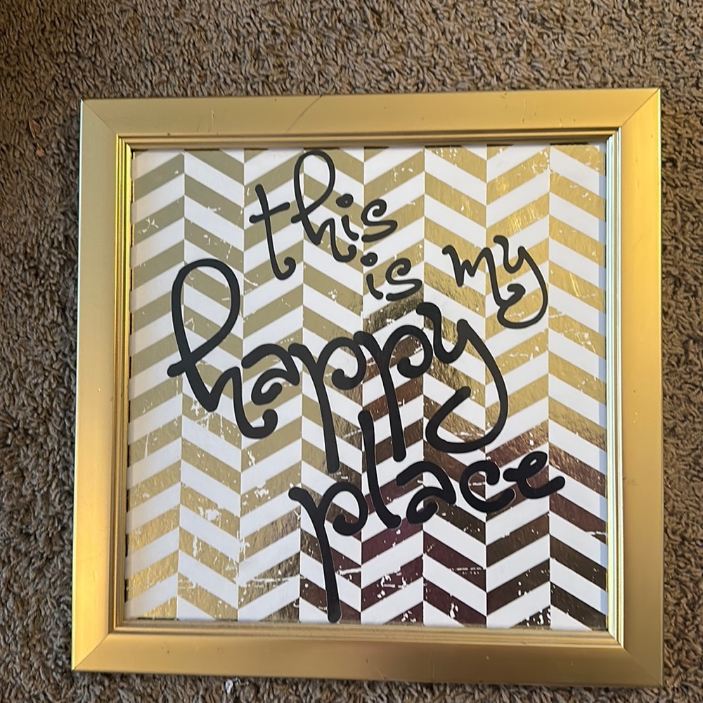 This is my happy place wall decor